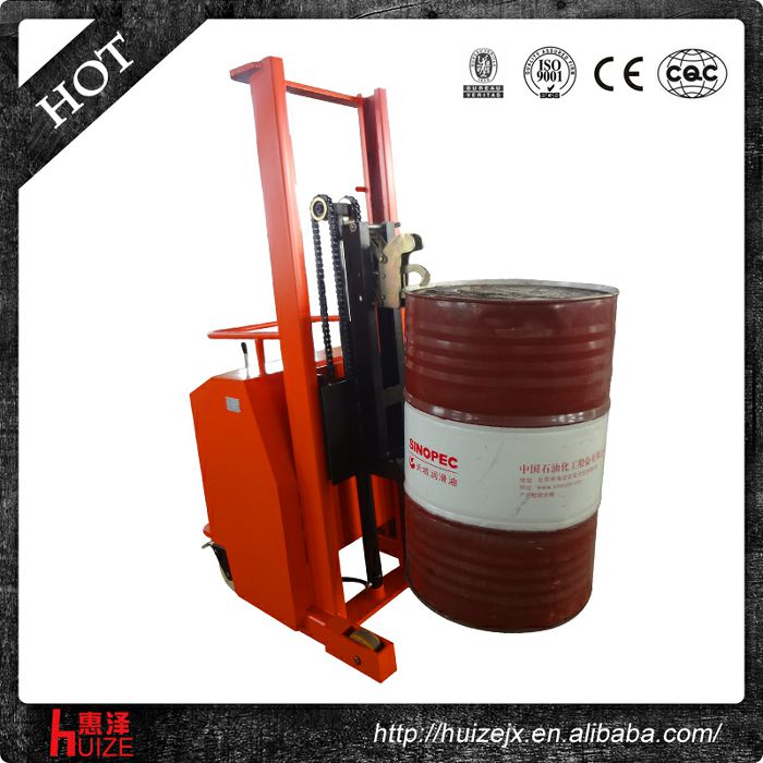 半電動(dòng)配重油桶車（無底腿，只堆垛，不翻轉(zhuǎn)）3