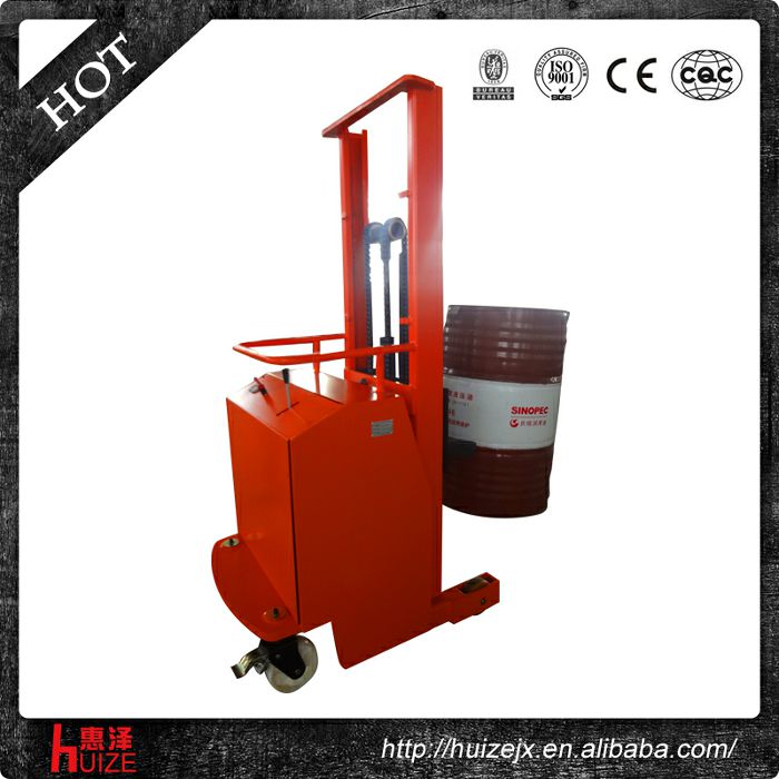 半電動(dòng)配重油桶車（無(wú)底腿,只堆垛，不翻轉(zhuǎn)）
