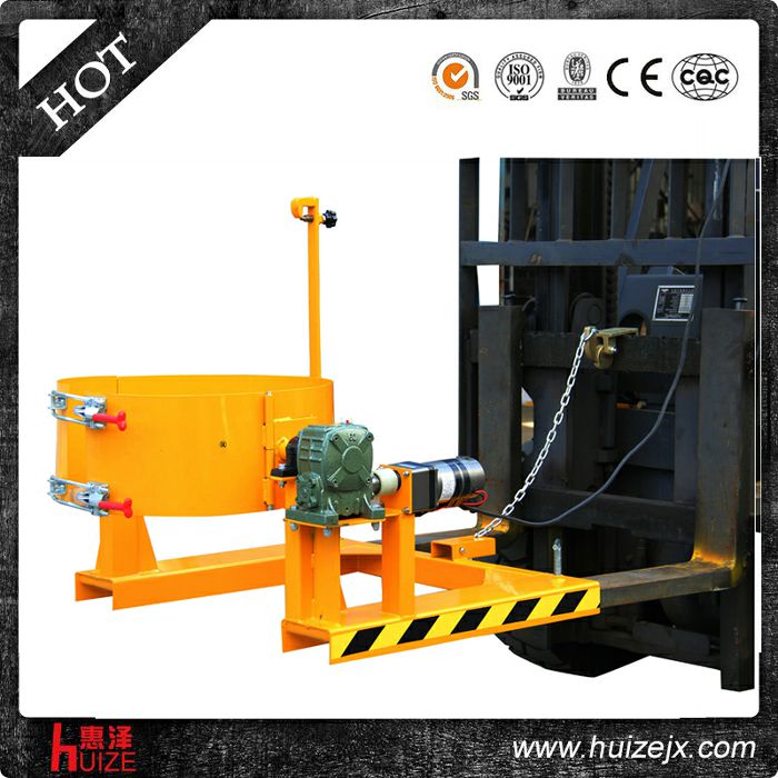 叉車專用倒桶機(jī)具（塑鐵桶，電翻轉(zhuǎn)）
