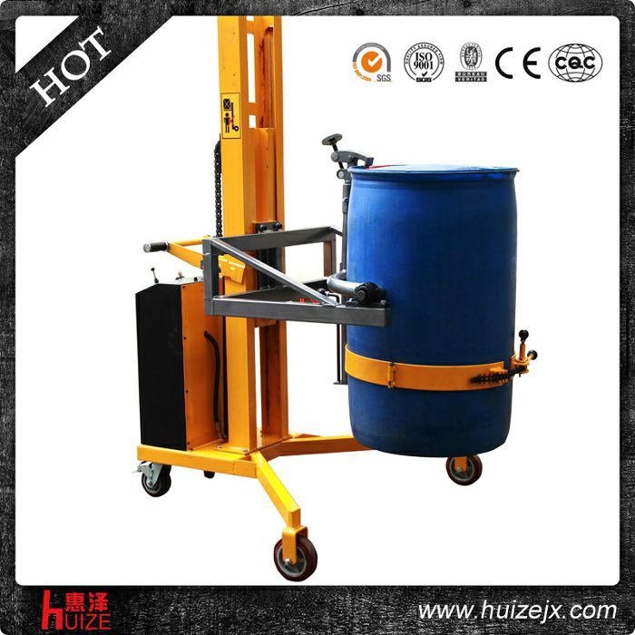 半電動(dòng)油桶車（直角腿，夾鐵桶翻轉(zhuǎn)）